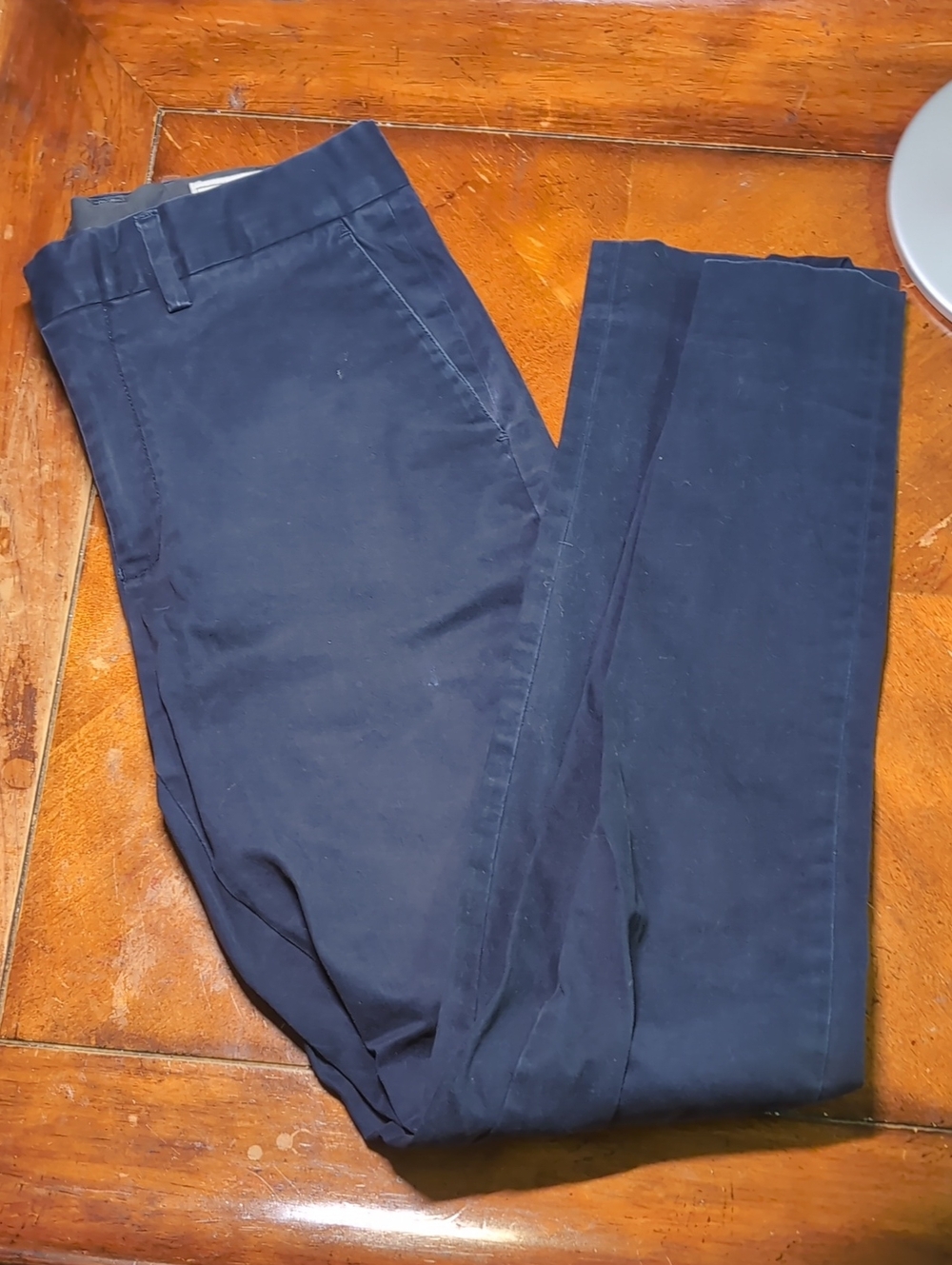 Frank & Oak Dark Navy Slim Chinos